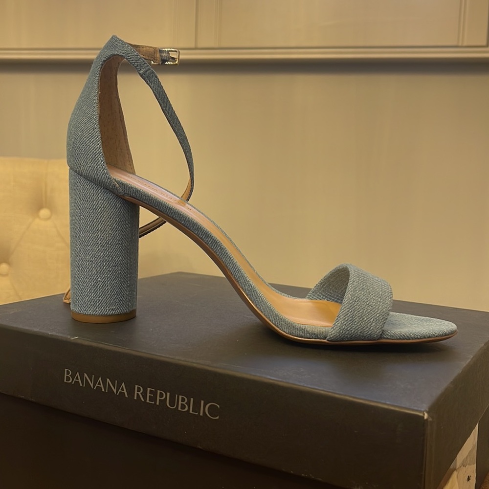 Brand New - Banana Republic Denim Heels.